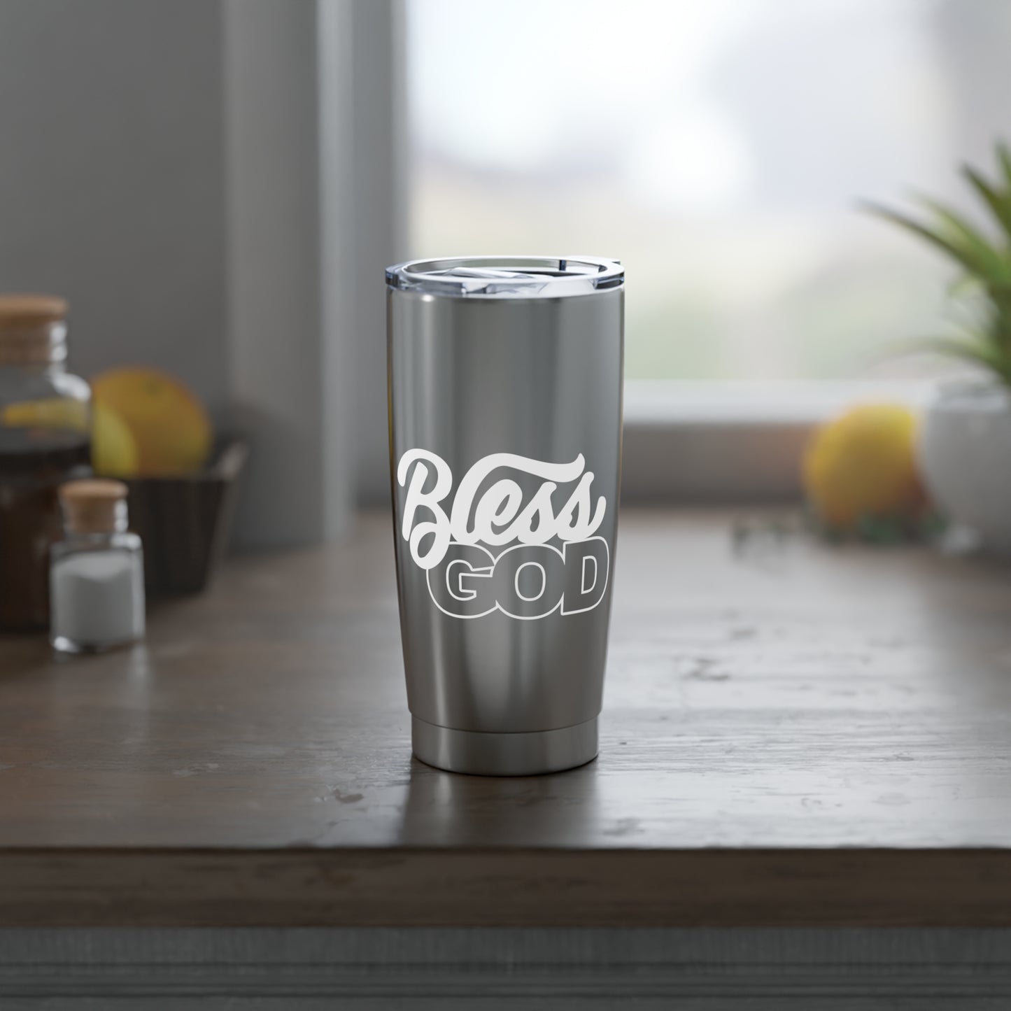 Bless God Tumbler, 20oz (FREE SHIPPING)