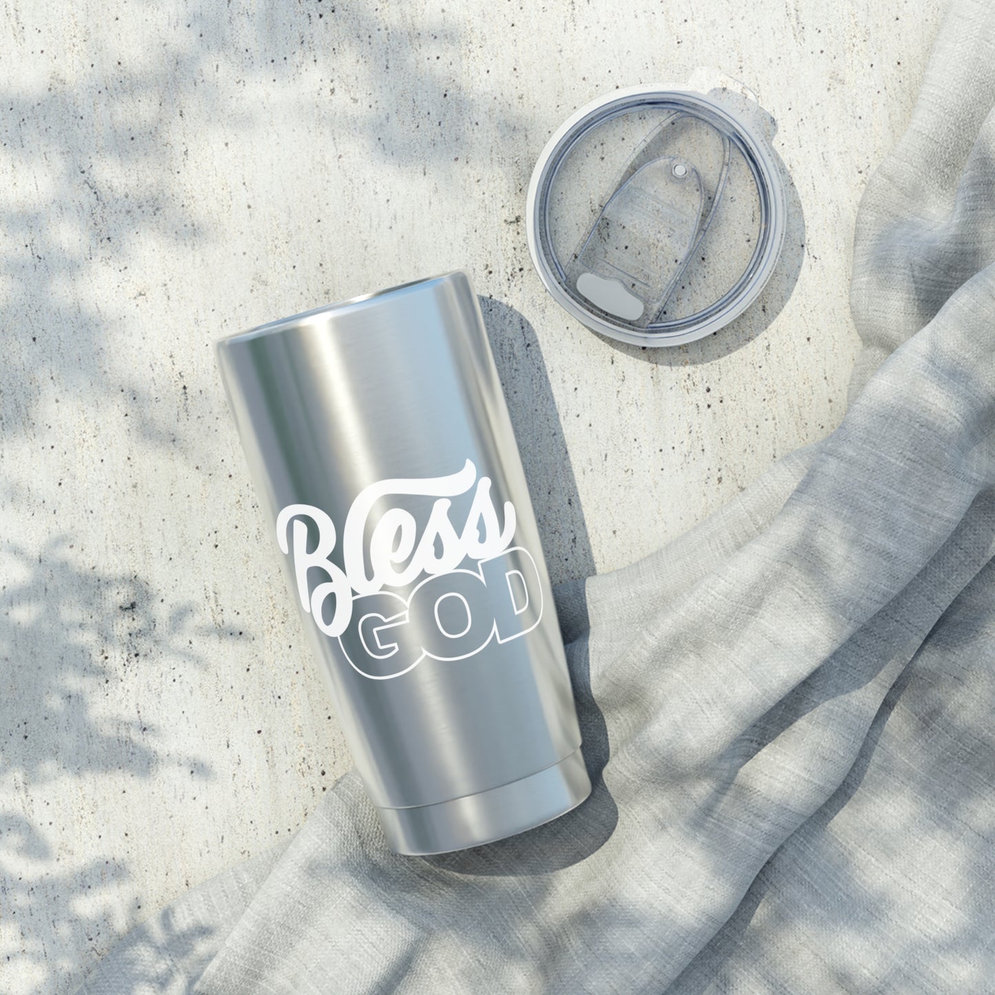 Bless God Tumbler, 20oz (FREE SHIPPING)