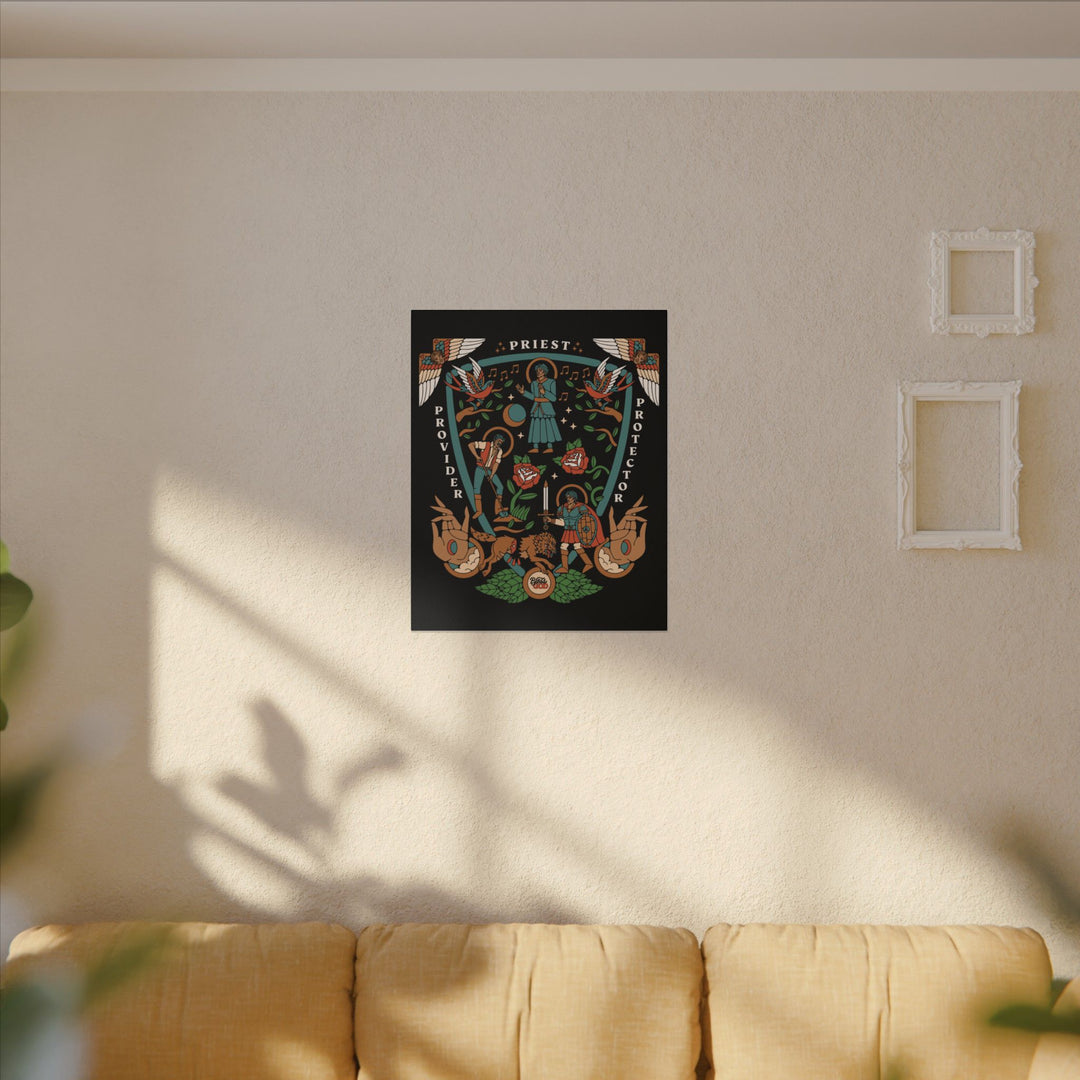 Priest Provider Protector Matte Canvas, 24"x30"