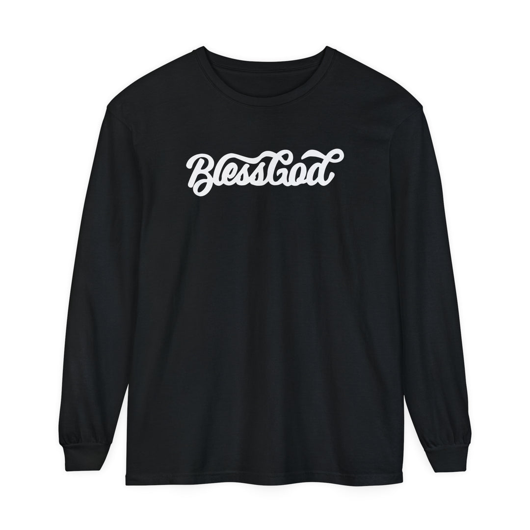 Vintage Bless God Long Sleeve Tee