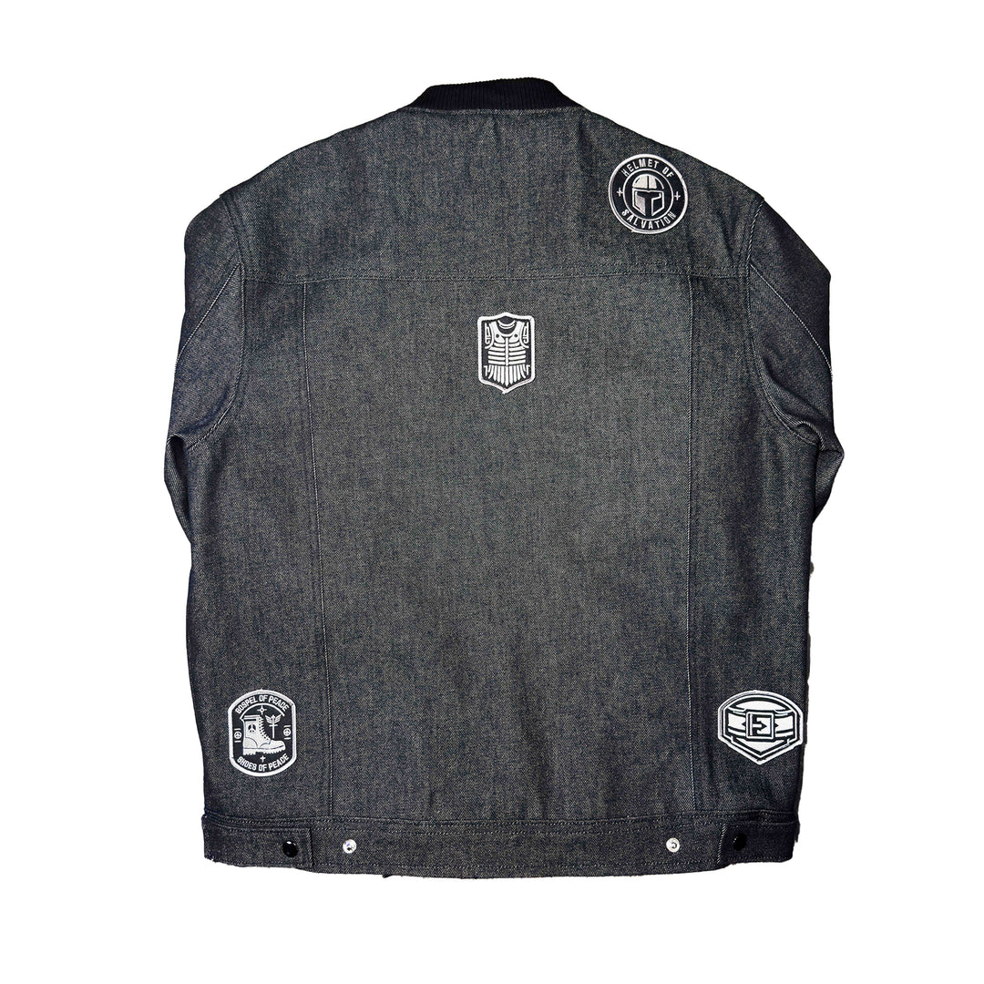 (PREORDER) Reversible Armor of God Denim Jacket (American Made)