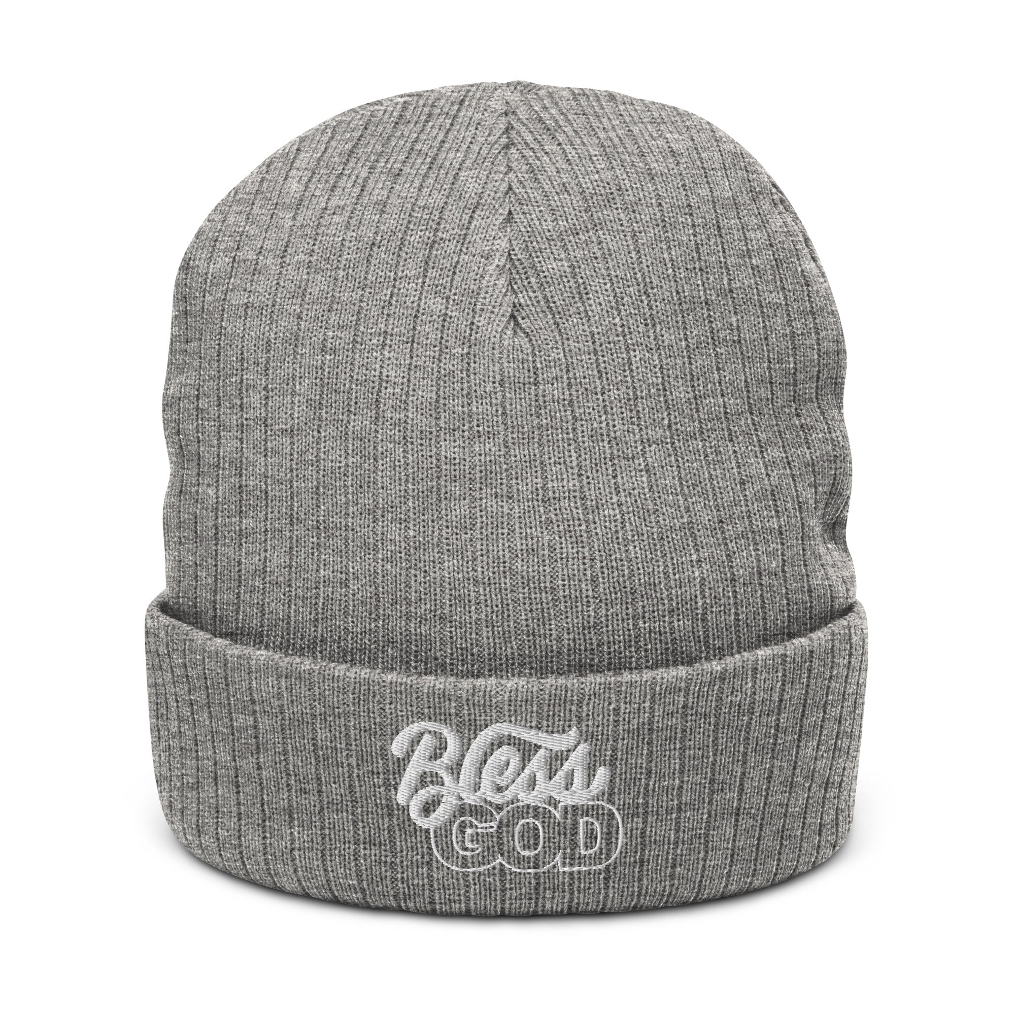 Bless God Ribbed Knit Beanie – Bless God Shop