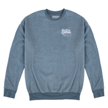 Load image into Gallery viewer, Heather Slate Bless God Embroidered Crewneck
